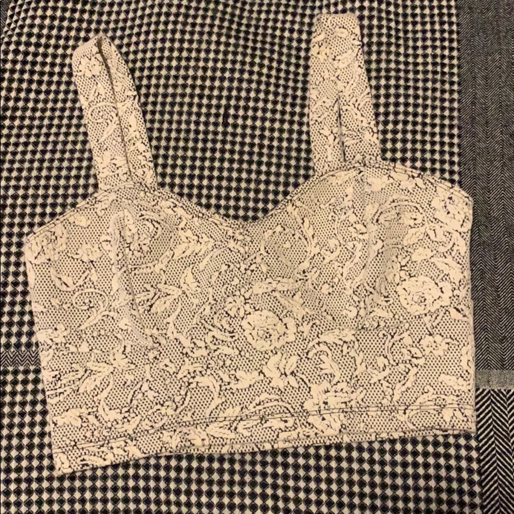 Floral pattern crop top from Urban Outfitters